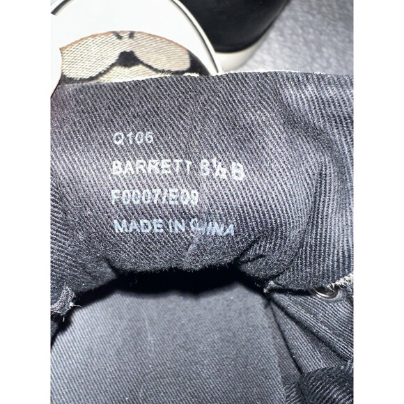 Coach Barrett Signature Logo Women's Sneakers Size 8.5b Black Gray Low Top - Picture 9 of 9